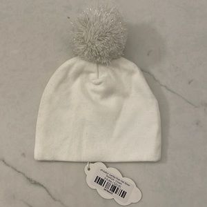 Oh Baby! Jumbo Pon hat silver stardust/cream